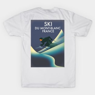 Ski Mont Blanc France T-Shirt